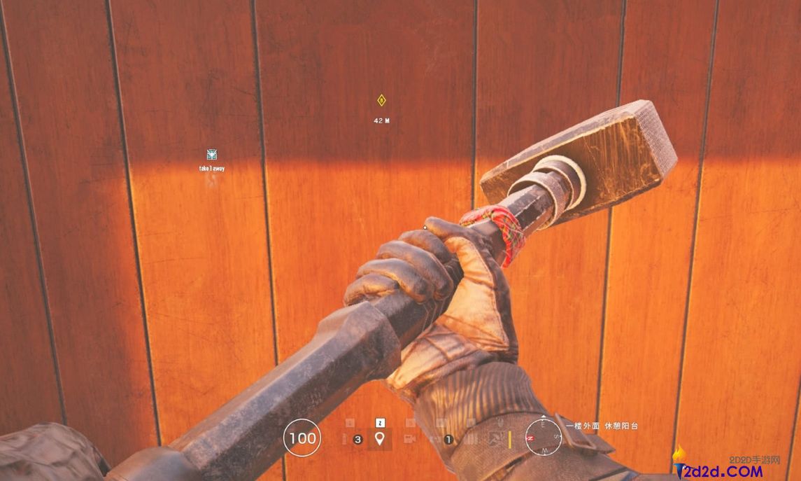 彩虹六号大锤怎么玩