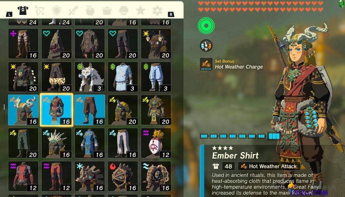 王国之泪火焰套装怎么拿