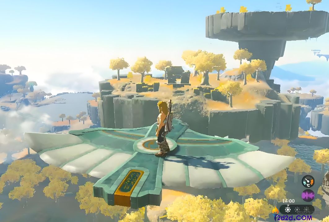 王国之泪如何使用滑翔翼飞行