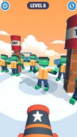 趣味大炮僵尸3D游戏下载