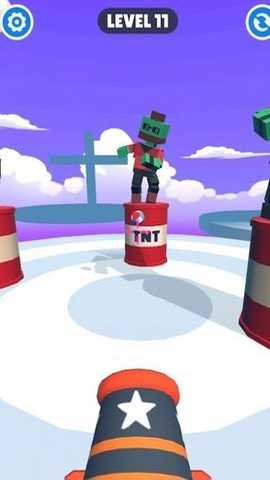 趣味大炮僵尸3D游戏下载