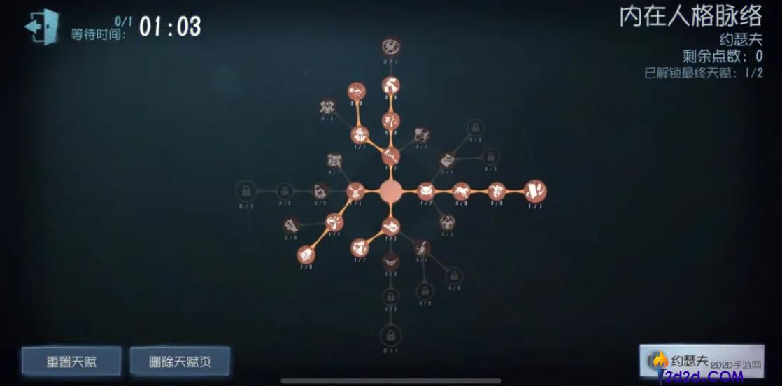 第五人格约瑟夫的天赋该怎么带