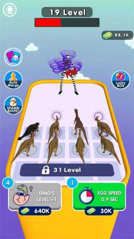 恐龙空闲合并Dino游戏下载