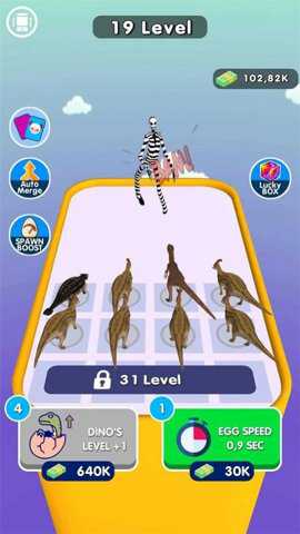 恐龙空闲合并Dino游戏下载