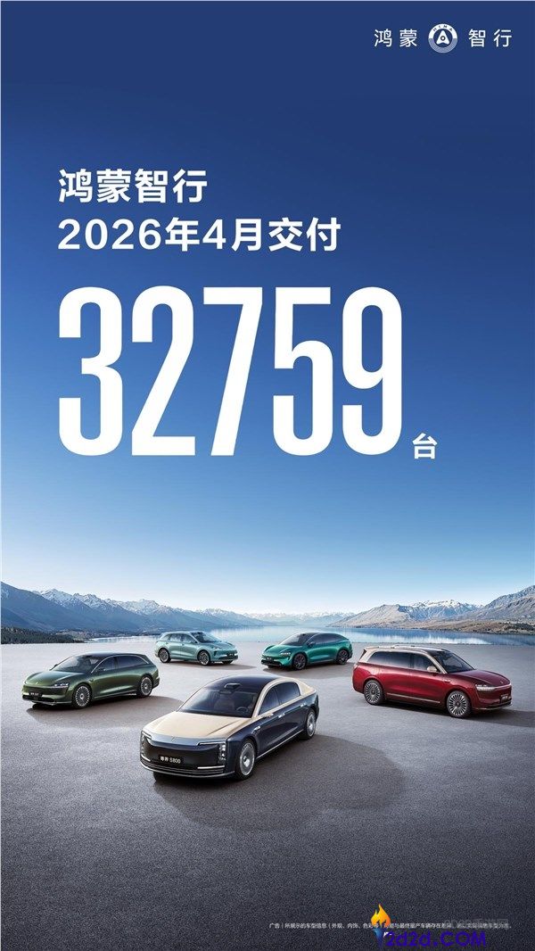 鸿蒙智行4月交付32759台,问界M6上市即爆款,15分钟大定破万、一周交付5000台