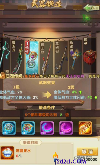 大掌门2多少级出七武器
