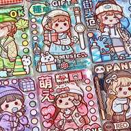 贴纸女孩儿