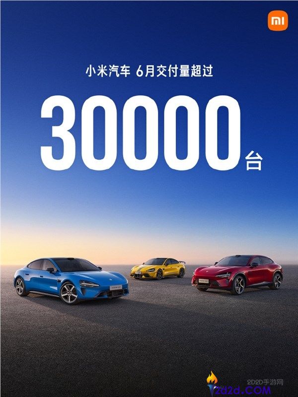 小米汽车6月交付数据：3月交付超3万辆 上半年累计交付超18万辆
