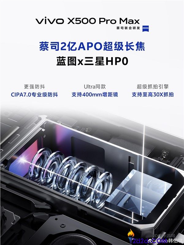vivo X500 Pro Max：搭载Ultra同款长焦镜头的演唱会摄影神器
