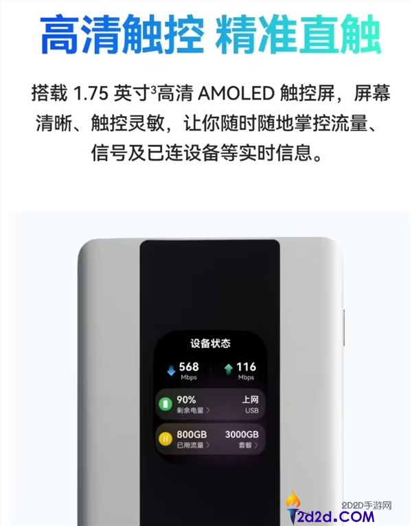 华为随行WiFi 6 Pro预售仅1549元，支持5A高速内置流量卡