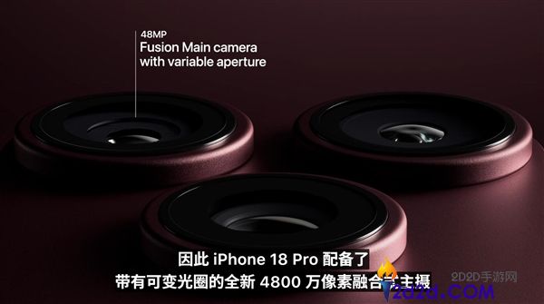 iPhone 18 Pro搭载4800万三摄与可变光圈，苹果史上最强影像系统揭秘
